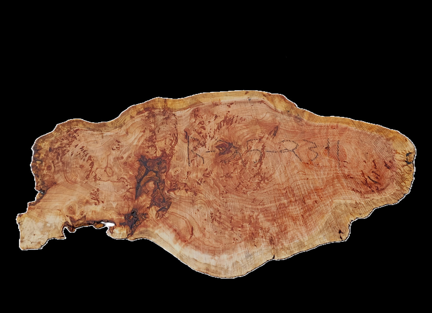 Redwood Curly Lace Burl | River Tables | Pedestal | R25-2311