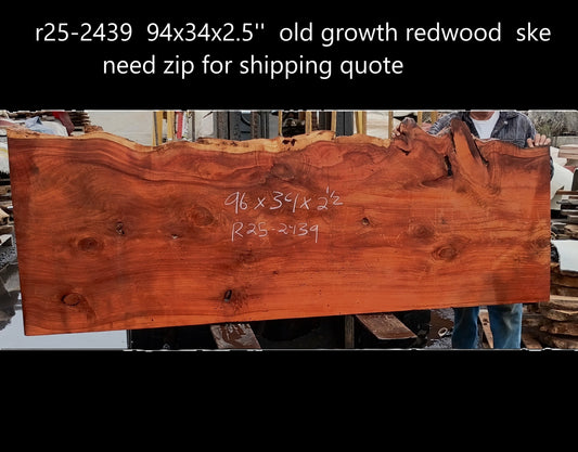 Old Growth Redwood | Desk | Headboard | River Table | R25-2439