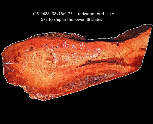 Redwood Burl | DIY Crafts | Burl Slab | River Table | R25-2488