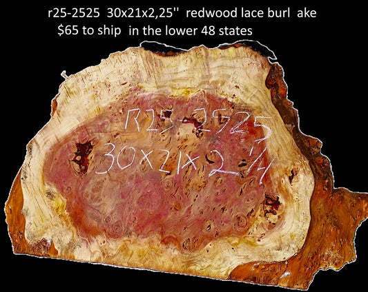 Redwood Lace Burl | DIY Crafts | River Table | R25-2525