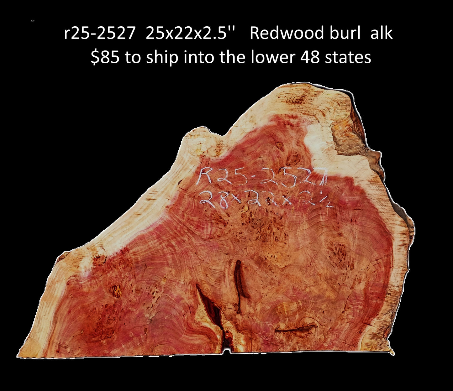 Redwood Burl | DIY Crafts | River Table | R25-2527