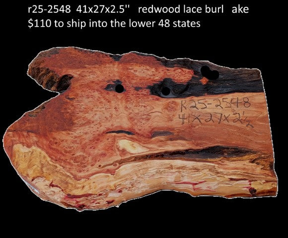Redwood Lace Burl | DIY Crafts | River Table | R25-2548