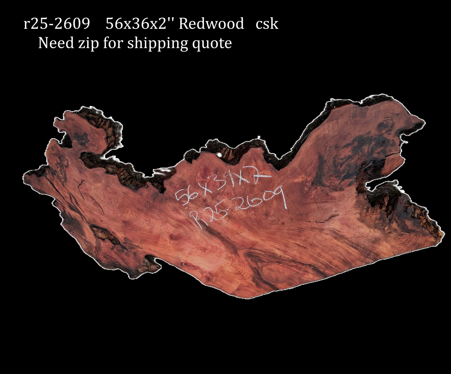Redwood Burl | DIY | River Table | Craft Wood | R25-2609