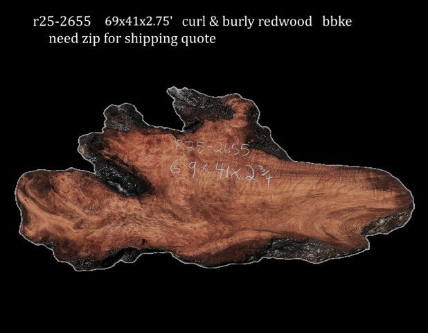 Curl and Burly Redwood | DIY | River Table | Craft Wood | R25-2655