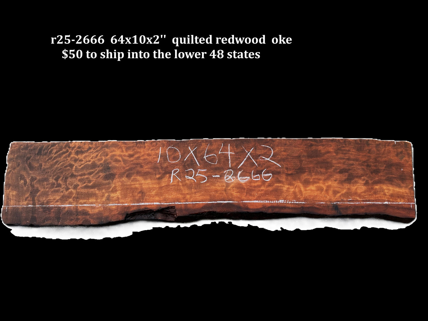 Redwood Slab | DIY | River Table | Burl table | Craft Wood | R25-2666