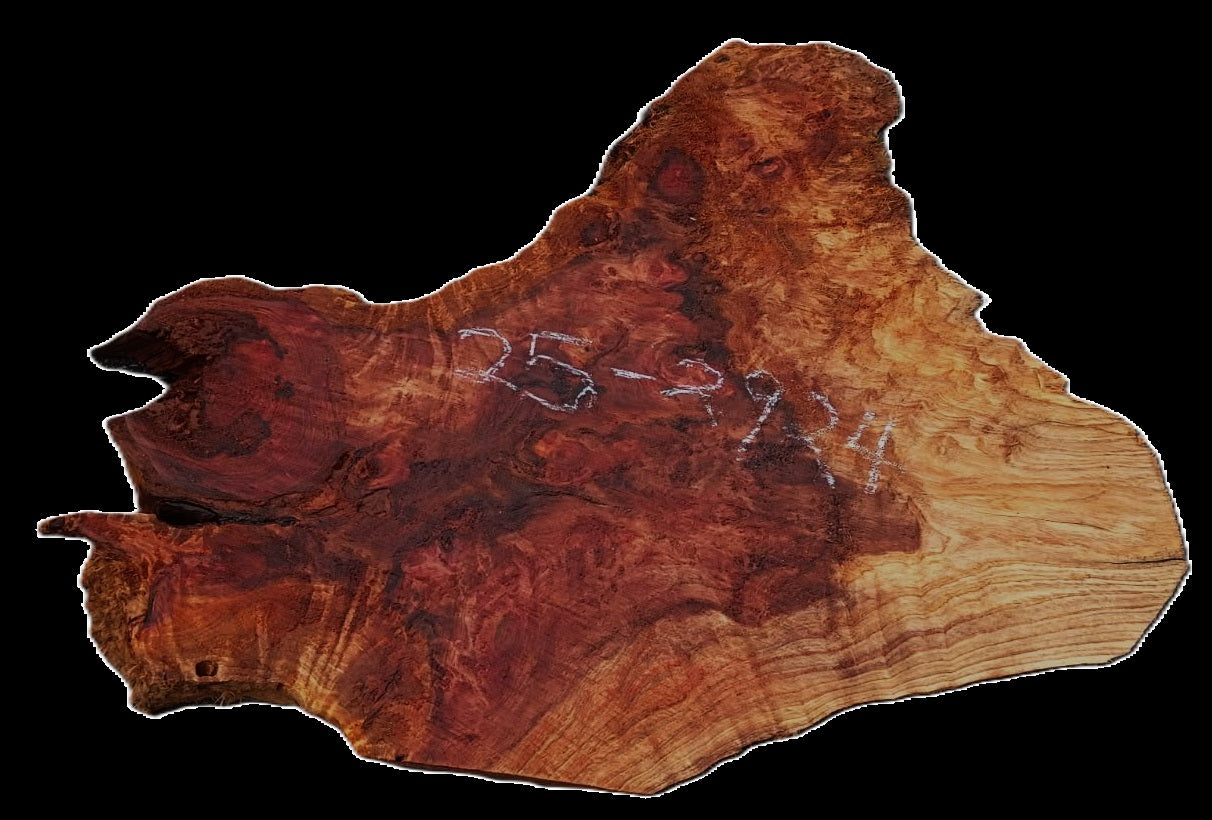 Curly Redwood Slab | DIY | River Table | R25-2924