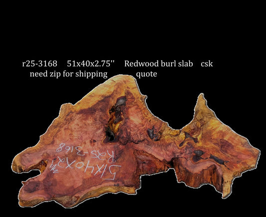 Redwood Burl | DIY | River Table | Craft Wood | R25-3168
