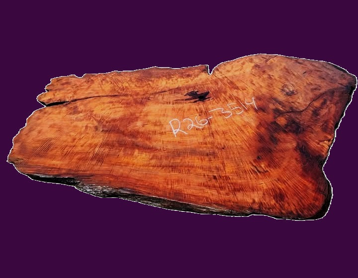 Redwood Curly Slab | DIY | Craft Wood | live edge | burl table | R22-386bs (Copy) (Copy)