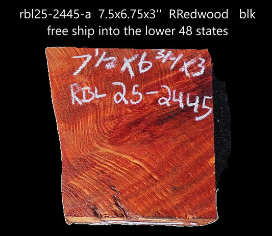 Redwood Block | Turning block | Craft Wood | RBL25-2445