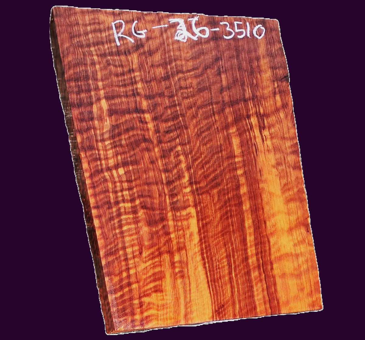 curly Redwood | DIY | Craft Wood | guitar billet curly | RG26-3510