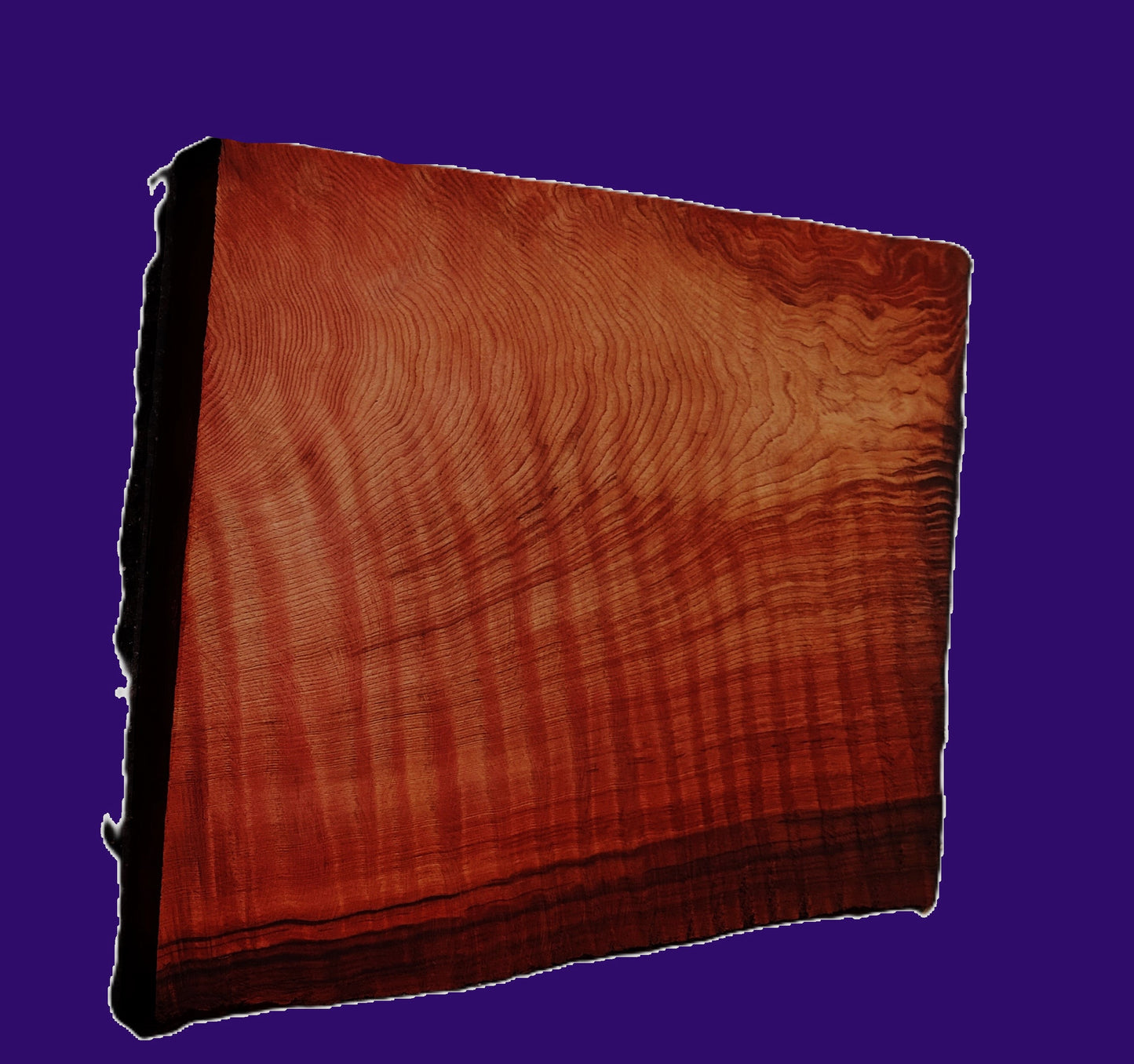 curly Redwood | DIY | Craft Wood | guitar billet curly | r26-3616