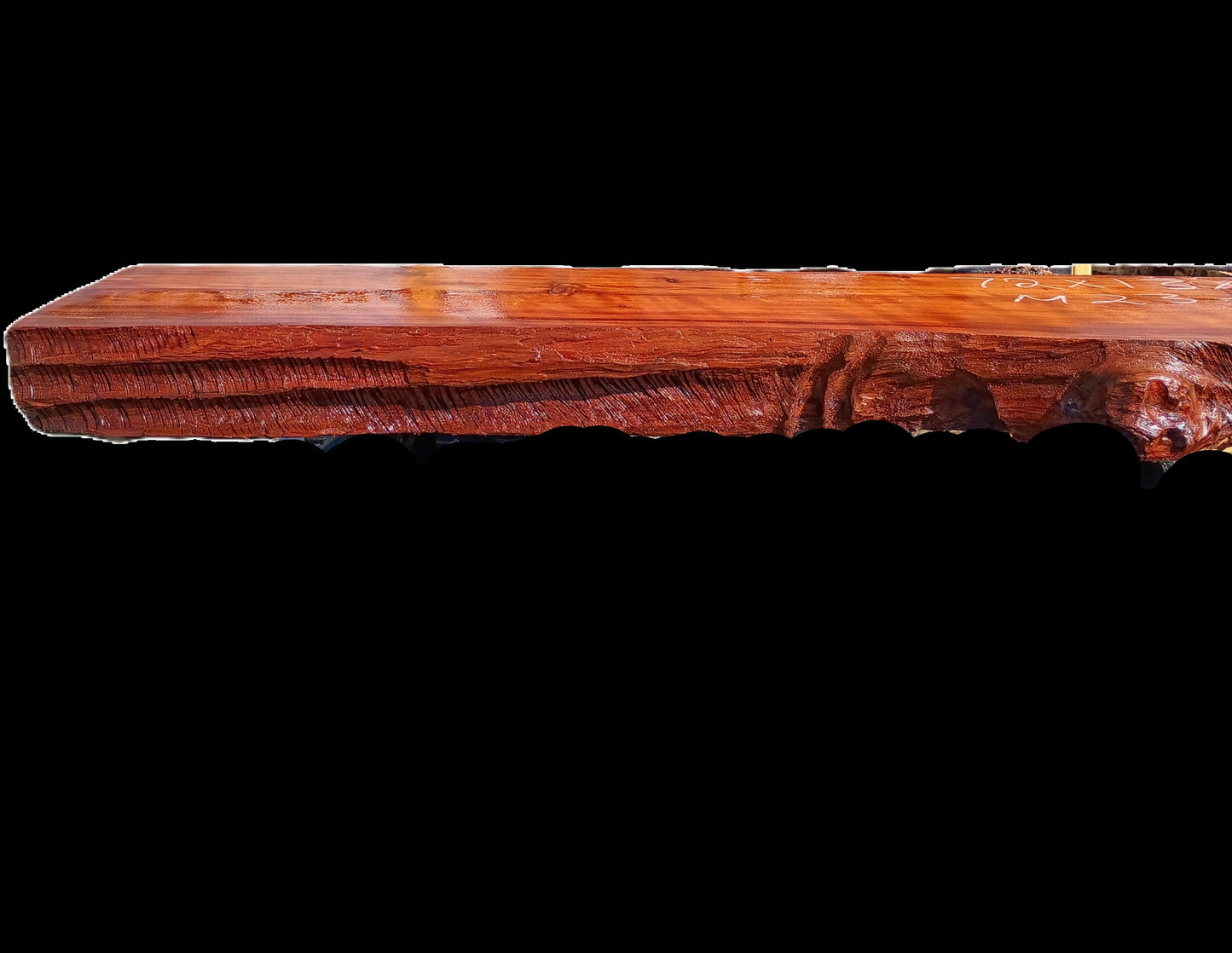 Redwood mantel | live edge shelf | fireplace surround | DIY wood | m23-0457