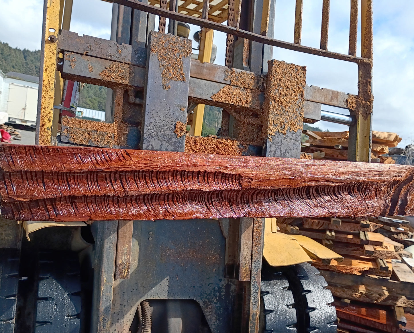 Redwood mantel | live edge shelf | fireplace surround | DIY wood | m23-0457