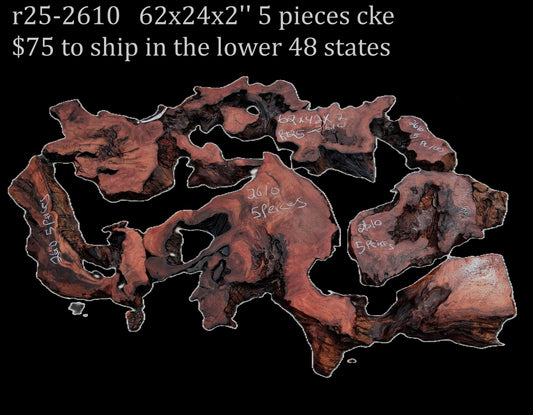 Redwood Burl | DIY | resin River Table | Craft Wood | headboard | RT25-2610