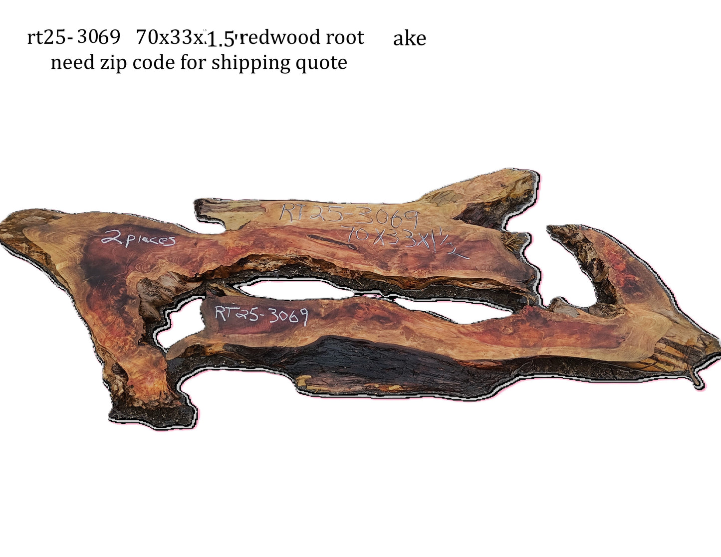 Redwood Burl Root | Epoxy Resin | DIY | RT25-3069
