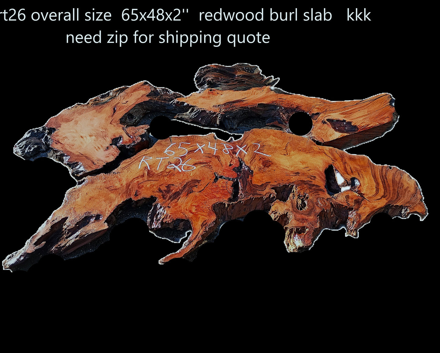 Redwood Burl Slabs | River Table | DIY | R26
