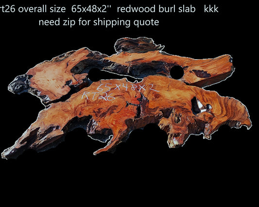 Redwood Burl Slabs | River Table | DIY | R26