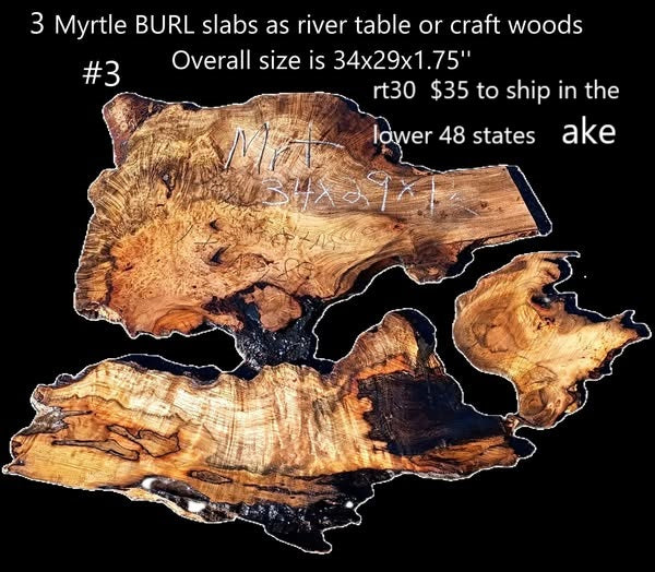 Myrtle Burl | Bay Laurel | River Table | DIY | RT30