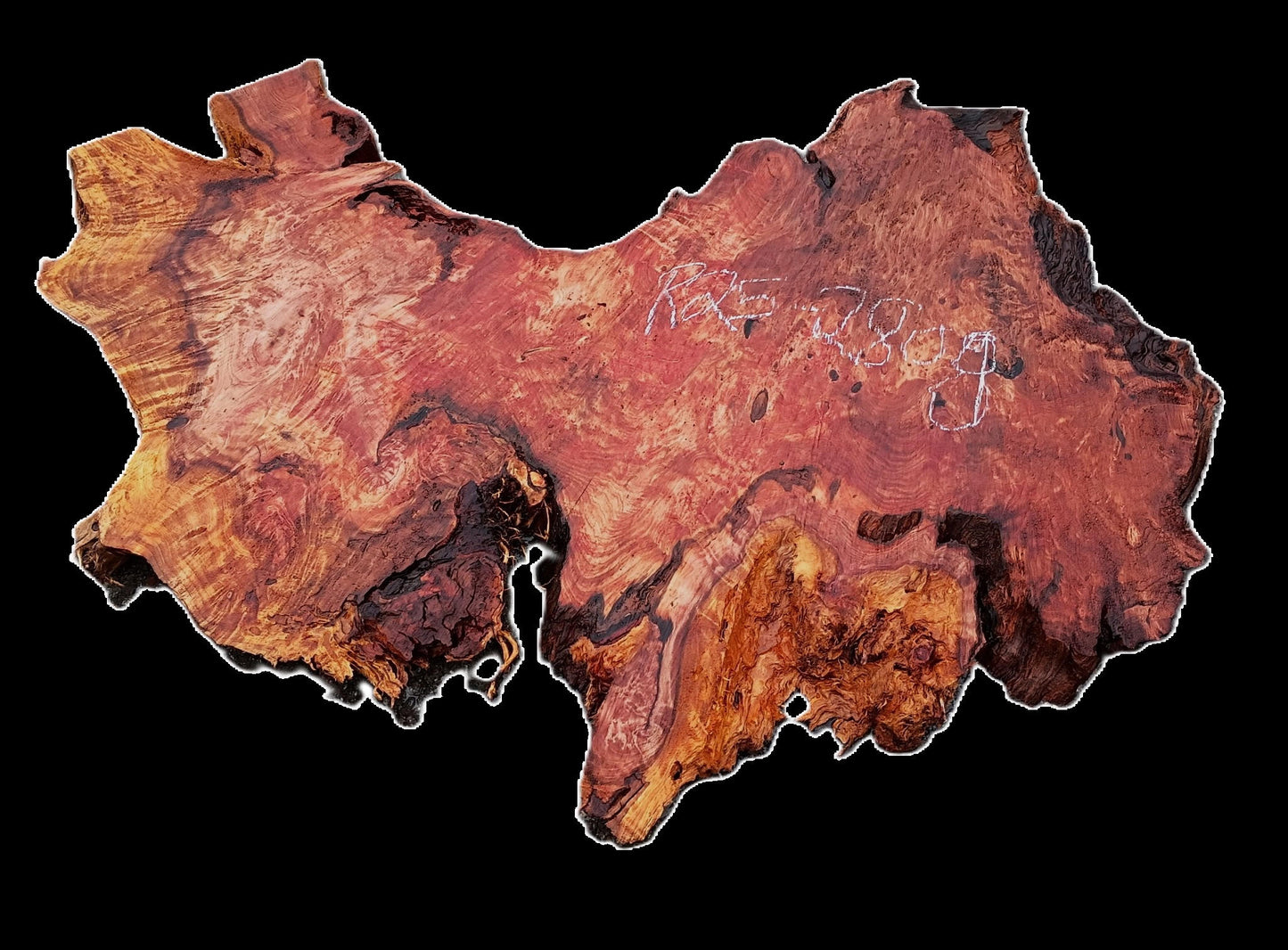 Curly and Burl | Redwood Slab | DIY | Table | R25-2908