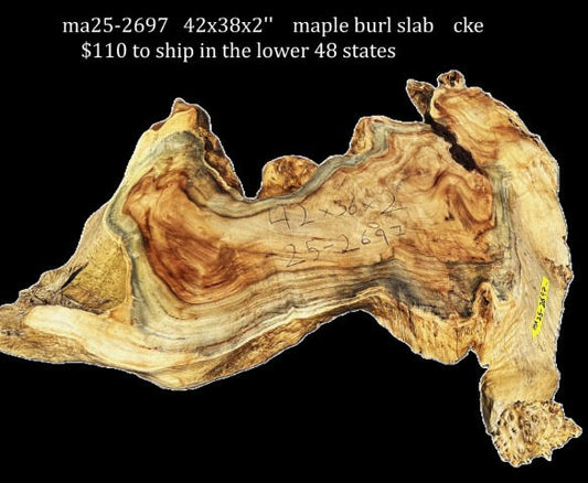 Maple Burl | Live Edge | River Table | DIY | MA25-2697