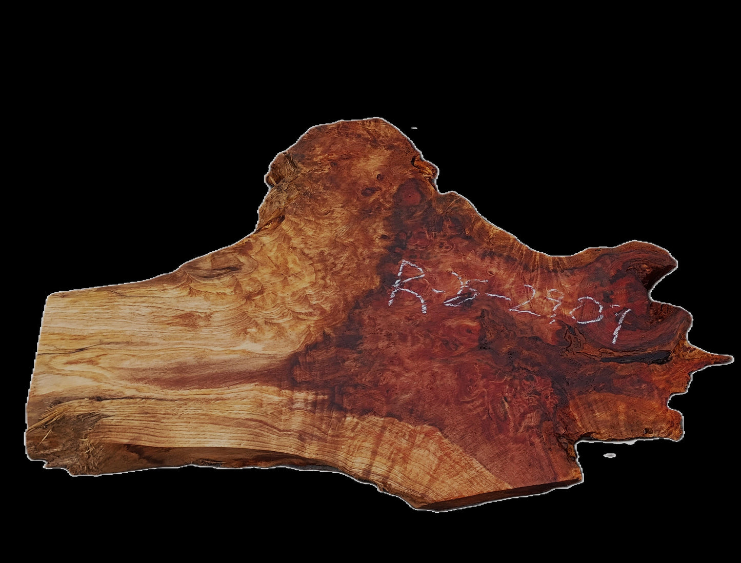 Curly and Burl | Redwood Slab | DIY | Table | R25-2909
