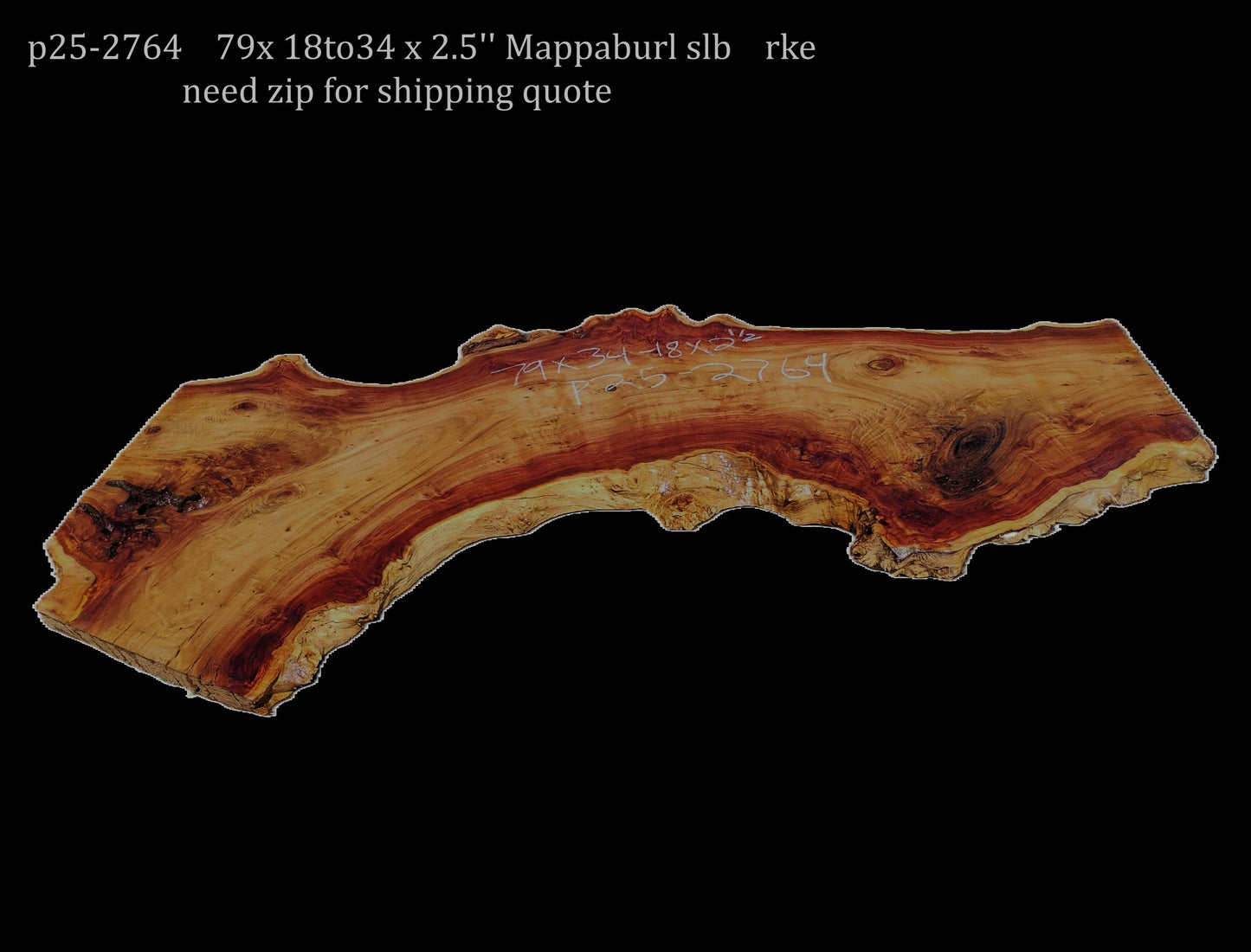 Mappa Burl | Cottonwood | Poplar | Epoxy Resin Table | DIY | P25-2764