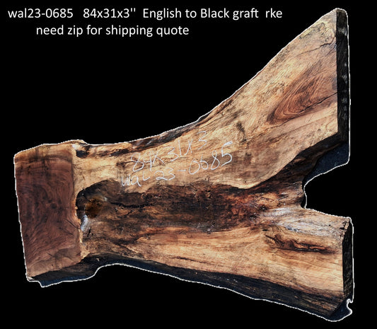 Walnut Burl | River Table | Counter or Bar | Headboard | Wal23-0658