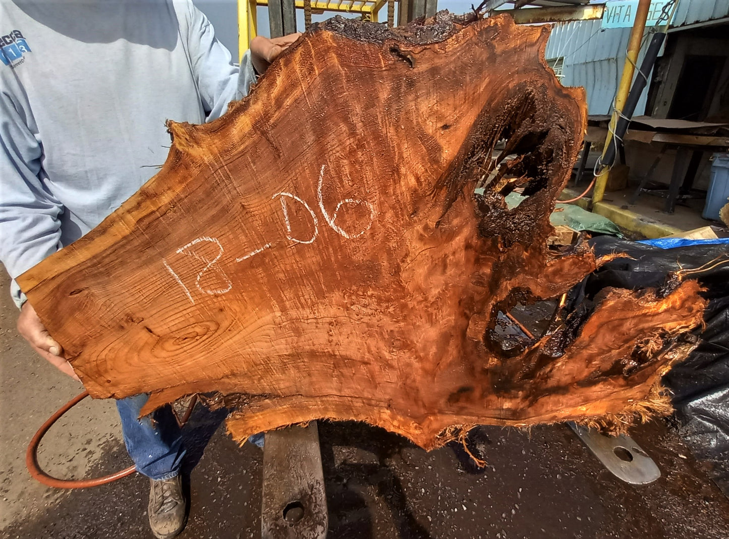 live edge slab | river table | DIY wood crafts | redwood burl | 18-06