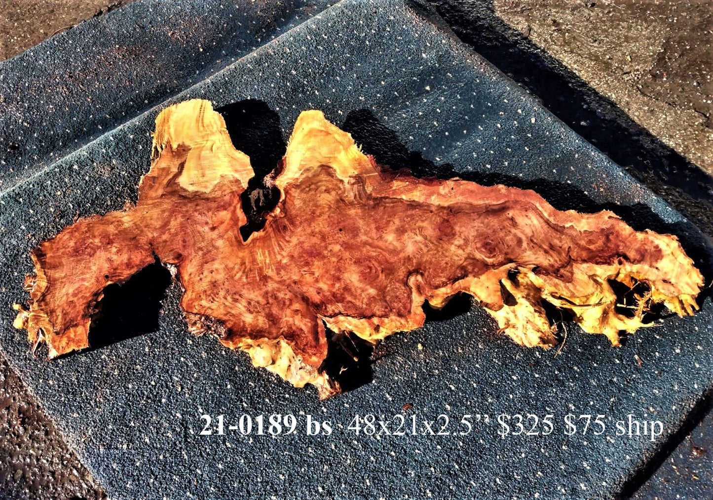 live edge redwood slab | serving tray river | burl clock | 21-0189-bs