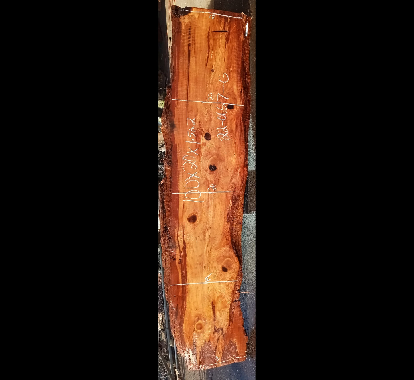 Redwood | Old Growth | Curly | live edge Slab | DIY | Crafts | 22-0657