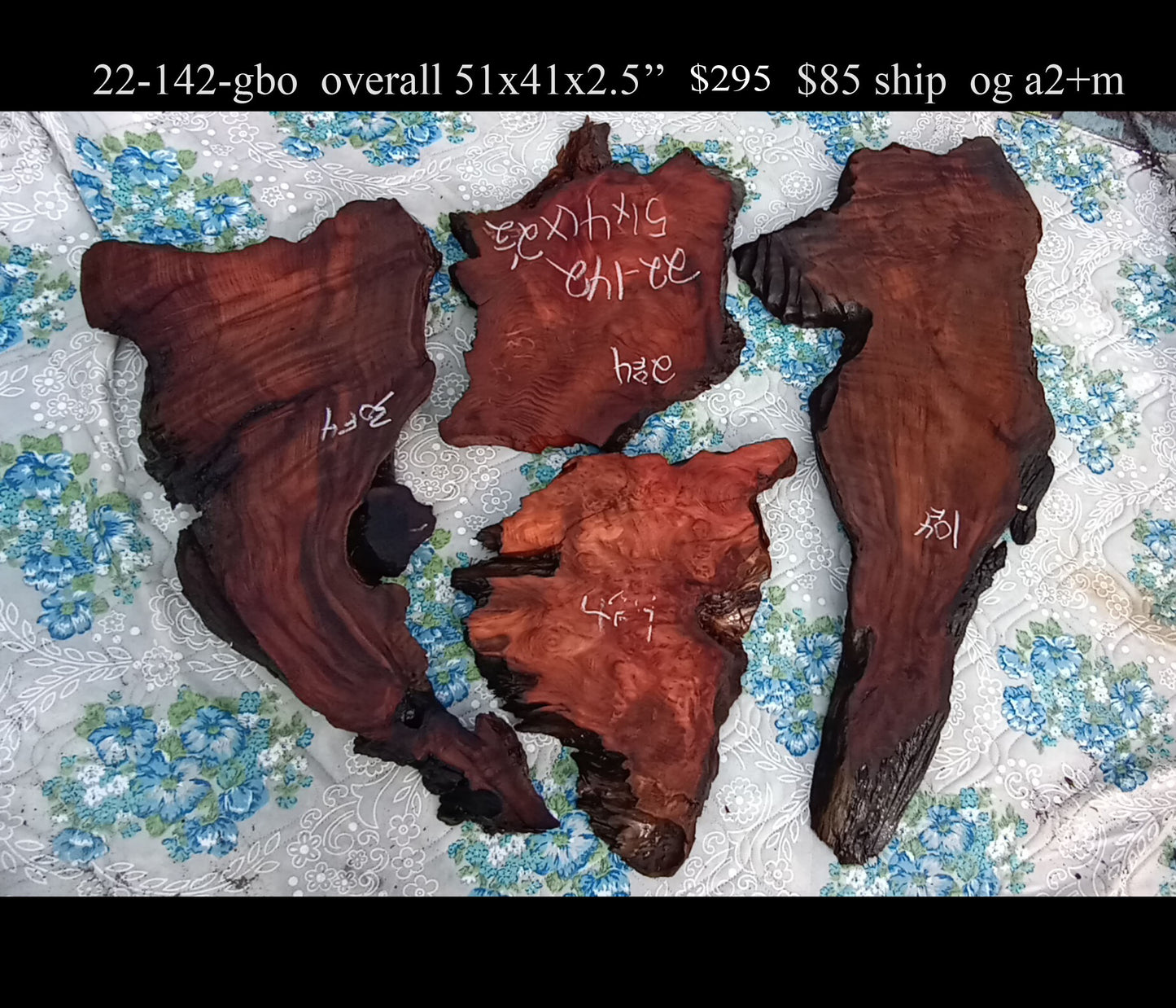 epoxy river table | live edge | DIY | redwood 22-142