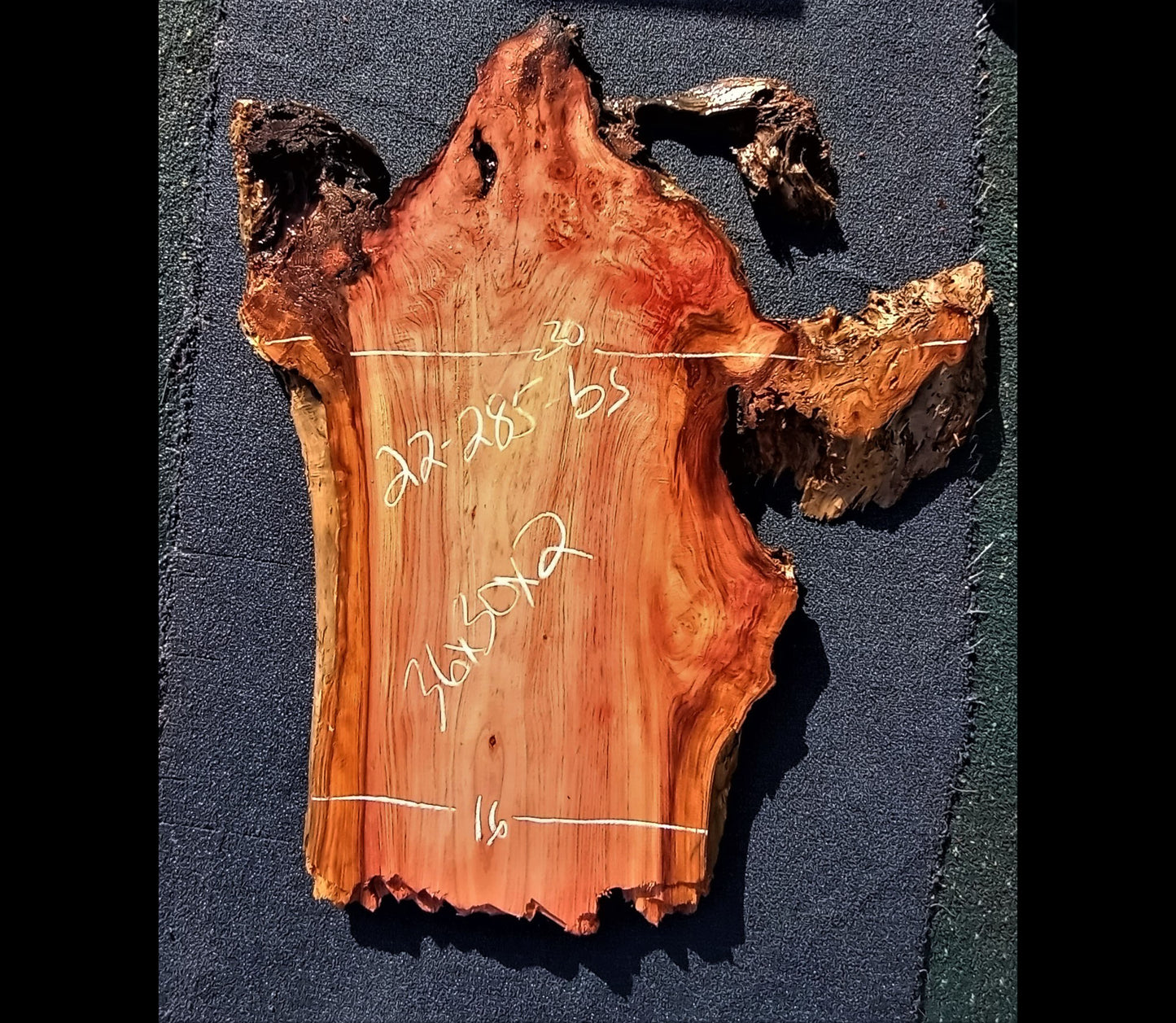 live edge slab | redwood burl | DIY wood craft | river table | 22-285