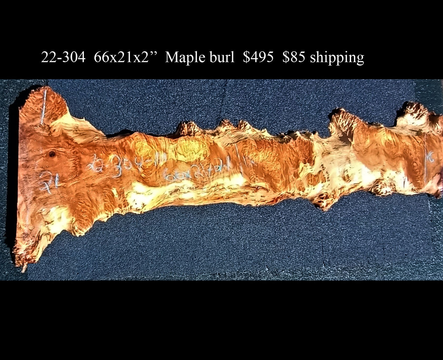 river table | live edge slabs | Maple burl | Head board | 22-304