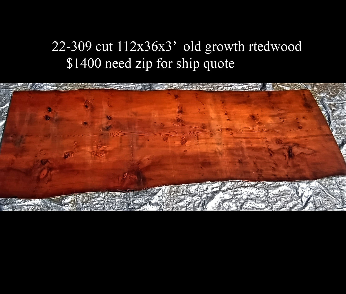 Live edge slab | dining table slab | Rustic desk | 22-309
