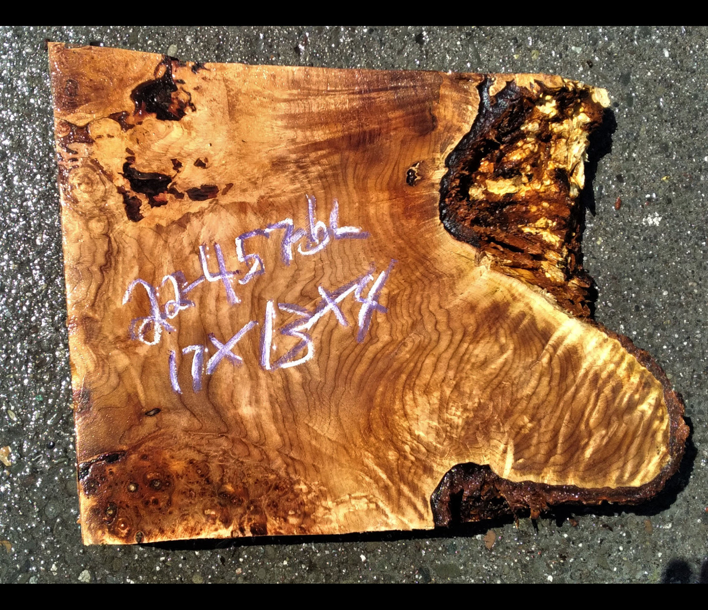 Maple burl | DIY crafts | wood turning | crafts |22-457