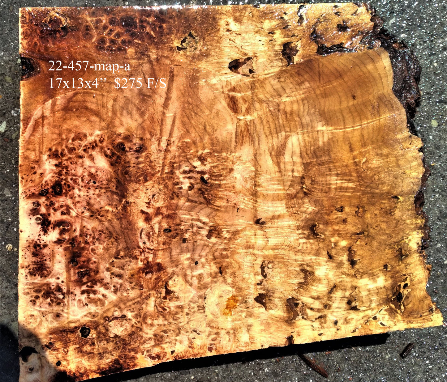 Maple burl | DIY crafts | wood turning | crafts |22-457