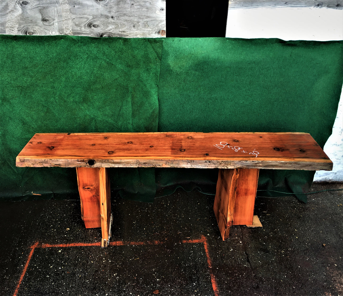 live edge bases | rustic table base | burl bases - teebase1