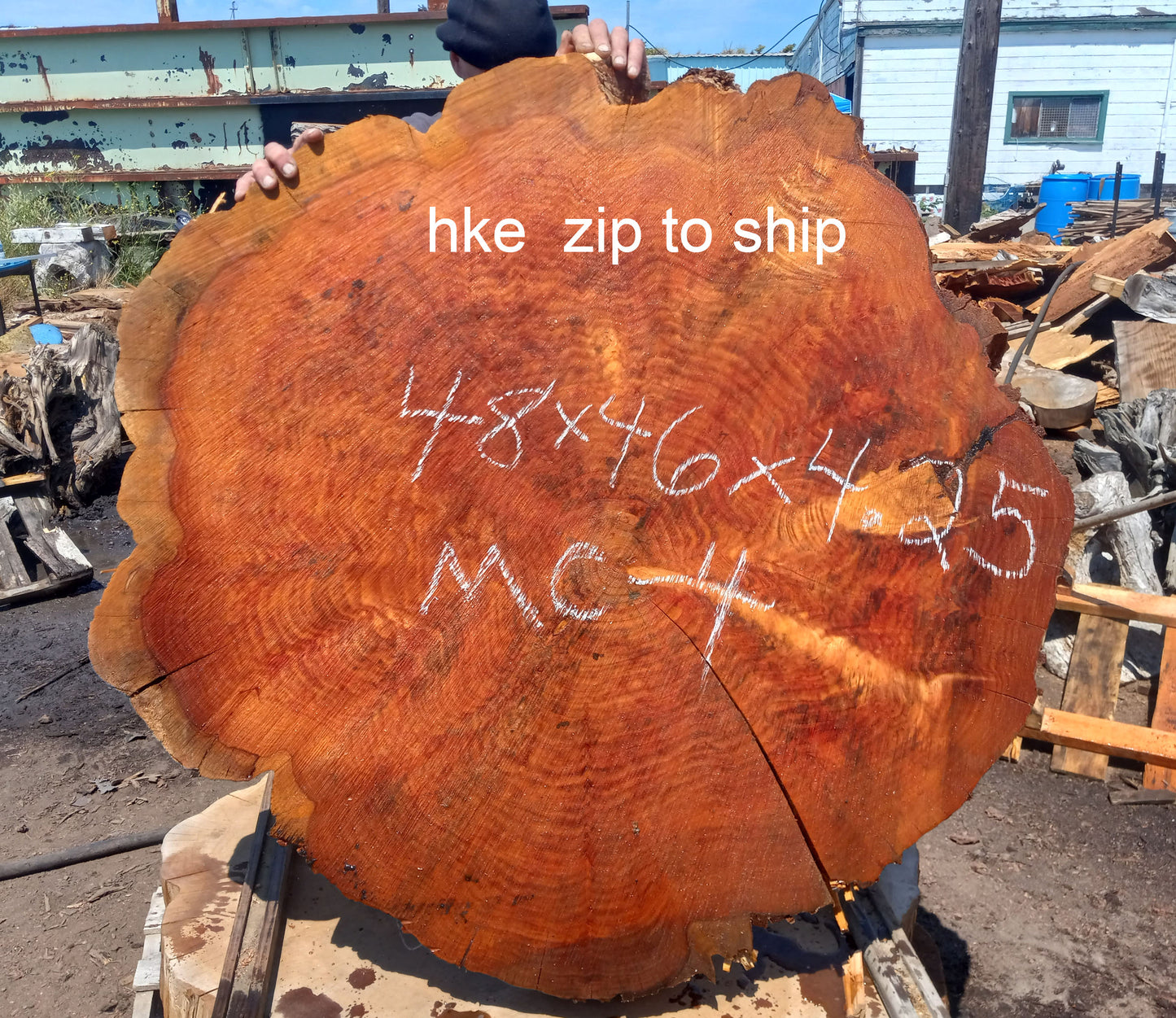 cookie cut | Monterey Cypress | live edge | dining table | mc-4