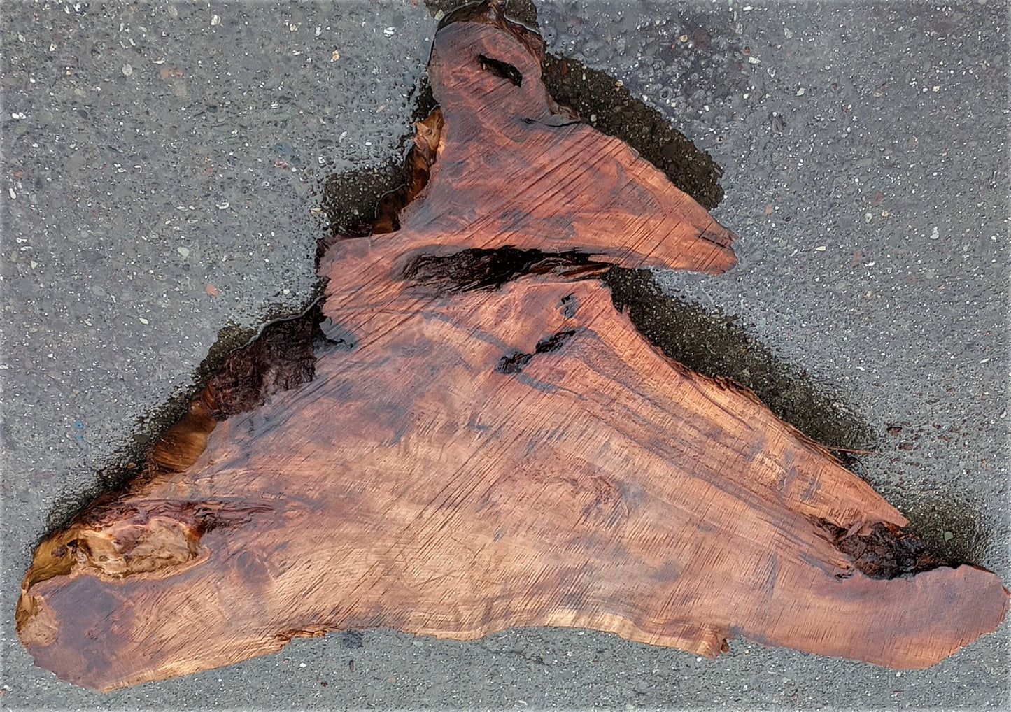 old growth redwood | live edge alab | dining table | DIY crafts | R-40