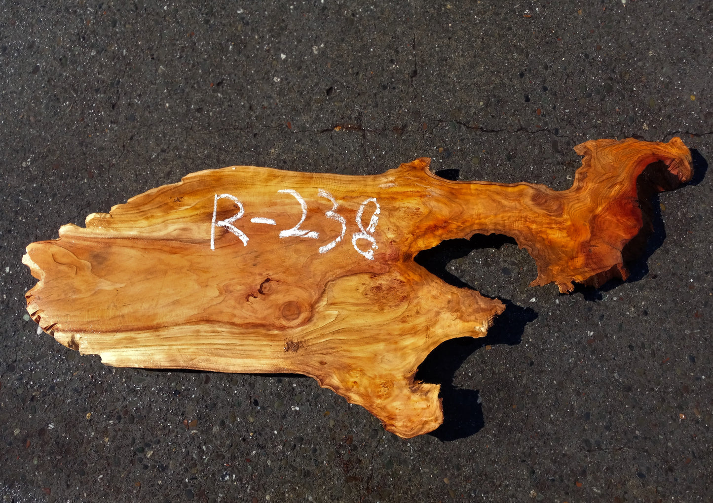 live edge slab | redwood | DIY crafts | serving tray | r-238