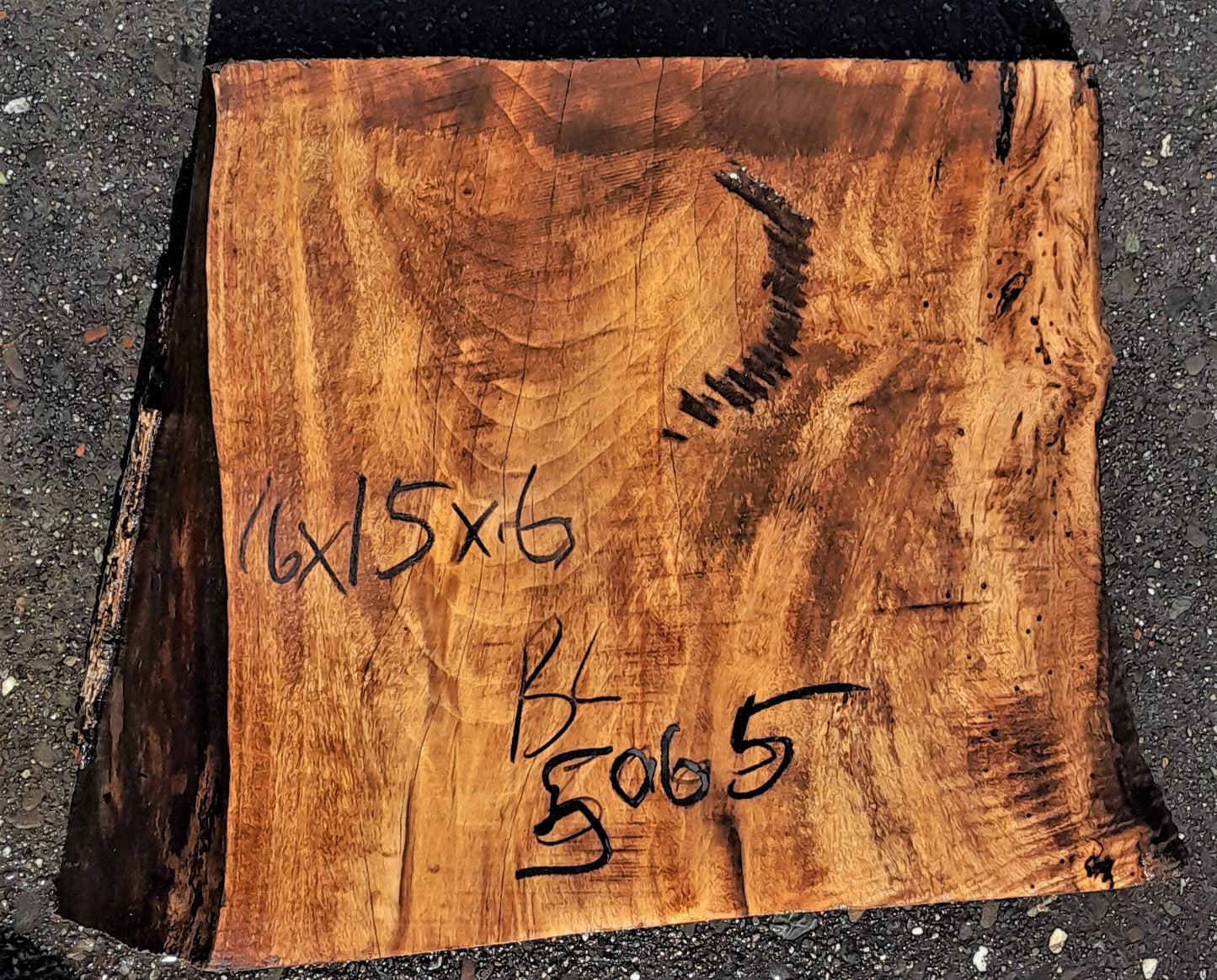 Myrtle block | wood turning | DIY wood crafts | bl5065