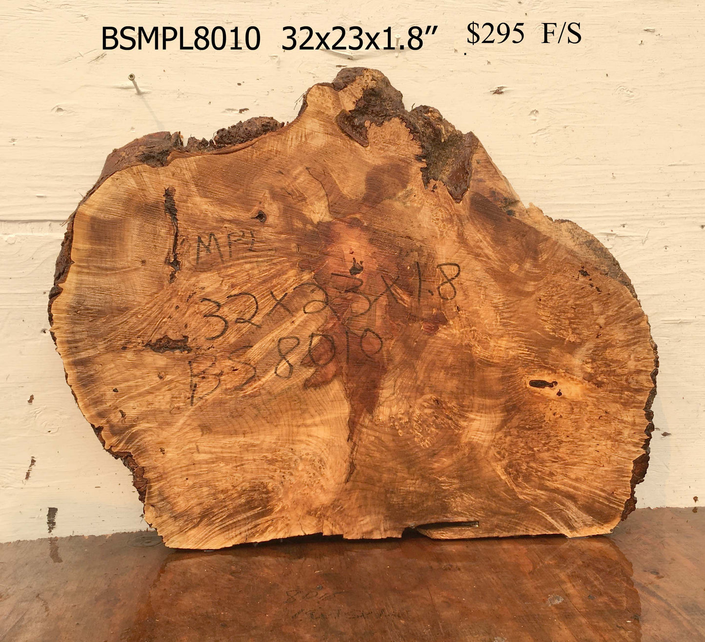 Maple burl slab | live edge slab | DIY craft ideas | bsmpl8010