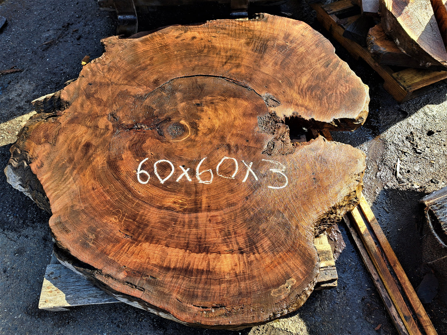 redwood bunion | burl slab | live edge slab | kitchen table | Bunionslab