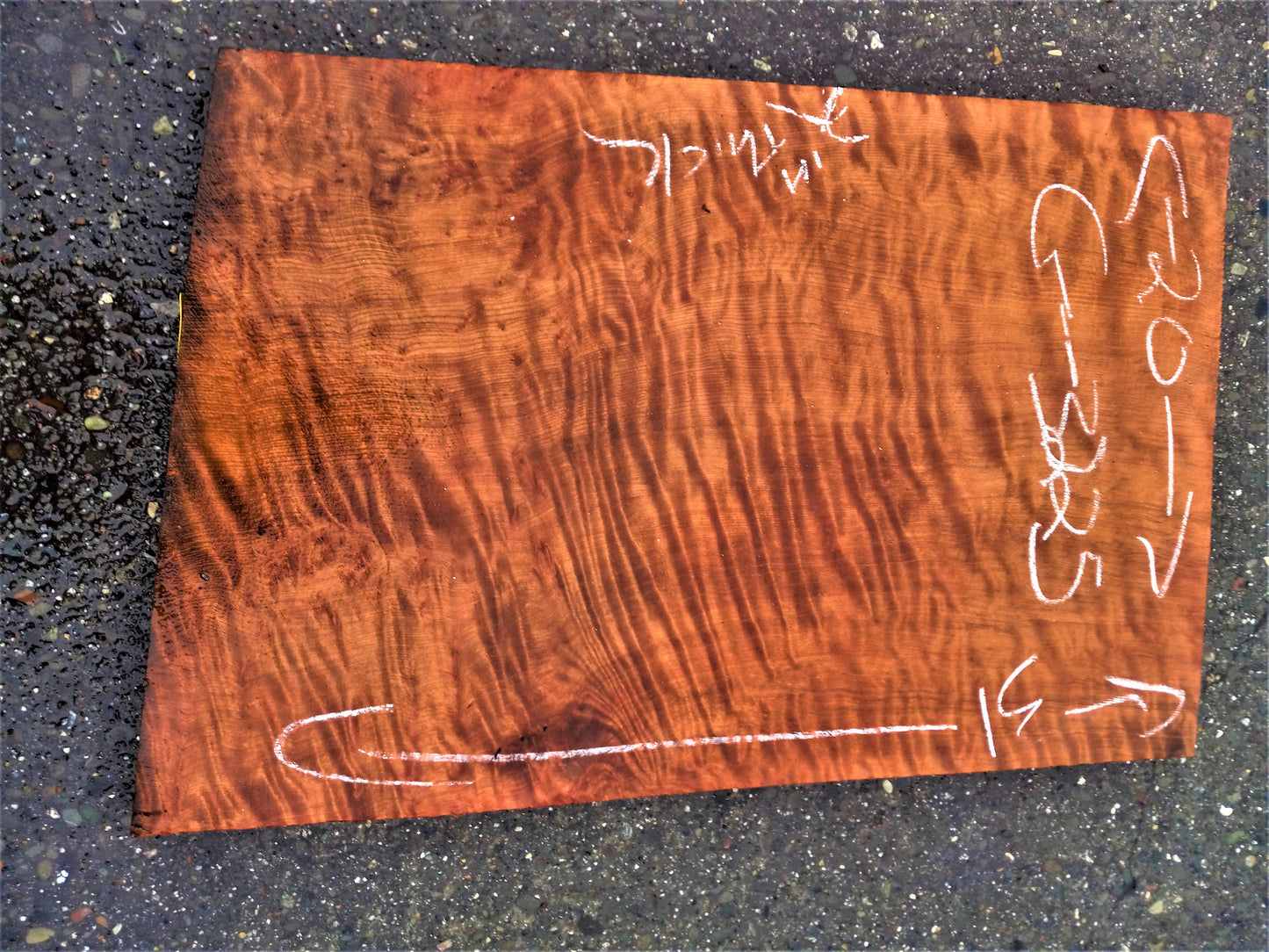guitar blank | curly redwood | old growth | DIY wood ideas | G3225