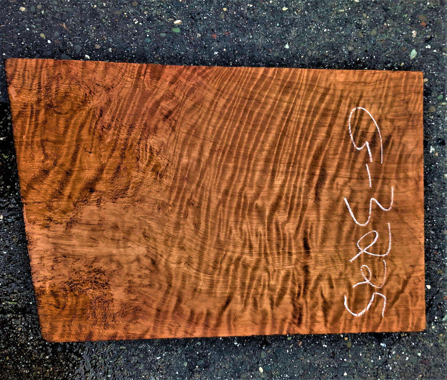 guitar blank | curly redwood | old growth | DIY wood ideas | G3225