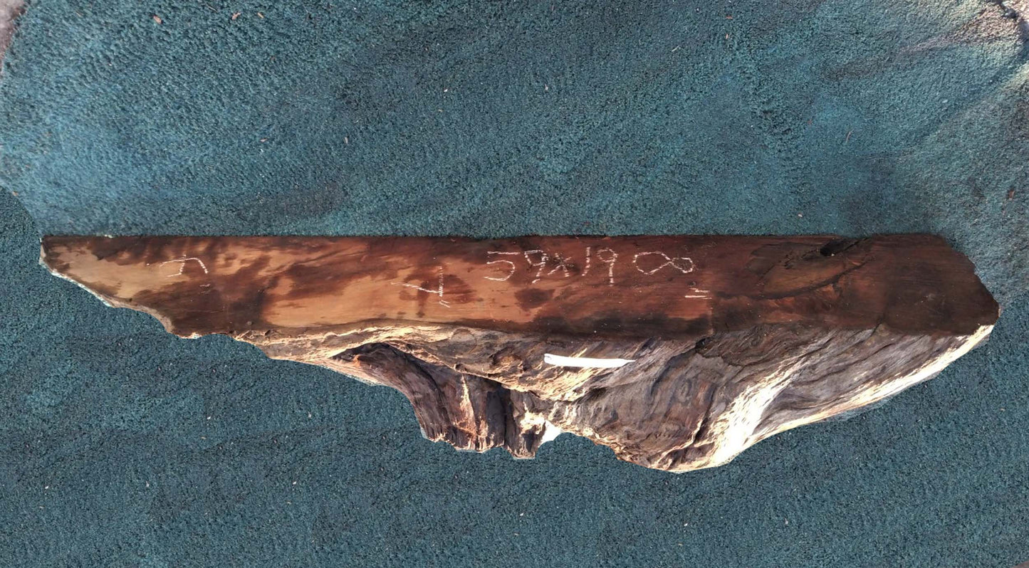 old growth redwood | redwood root | mantel/shelf | DIY craft wood | M44