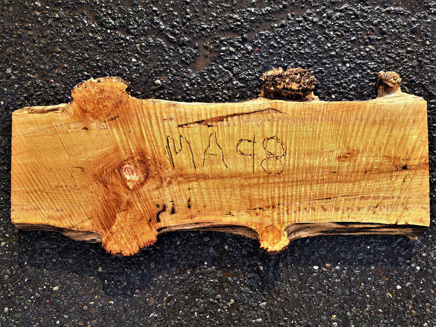 Live edge slab | Maple cluster burl | epoxy river table | ma-98