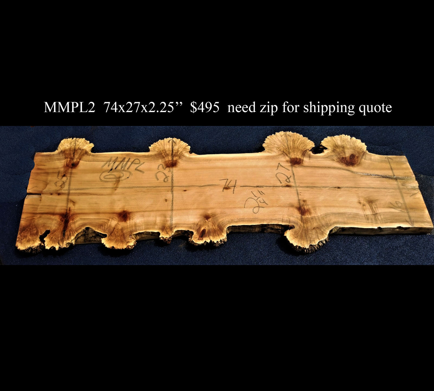 river table | live edge maple | rustic counter bar | hall table | mmpl2
