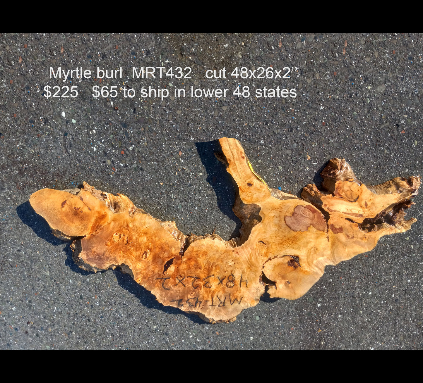 Myrtle wood burl | serving tray | resin art | DIY craft wood | Wall srt | mrt432