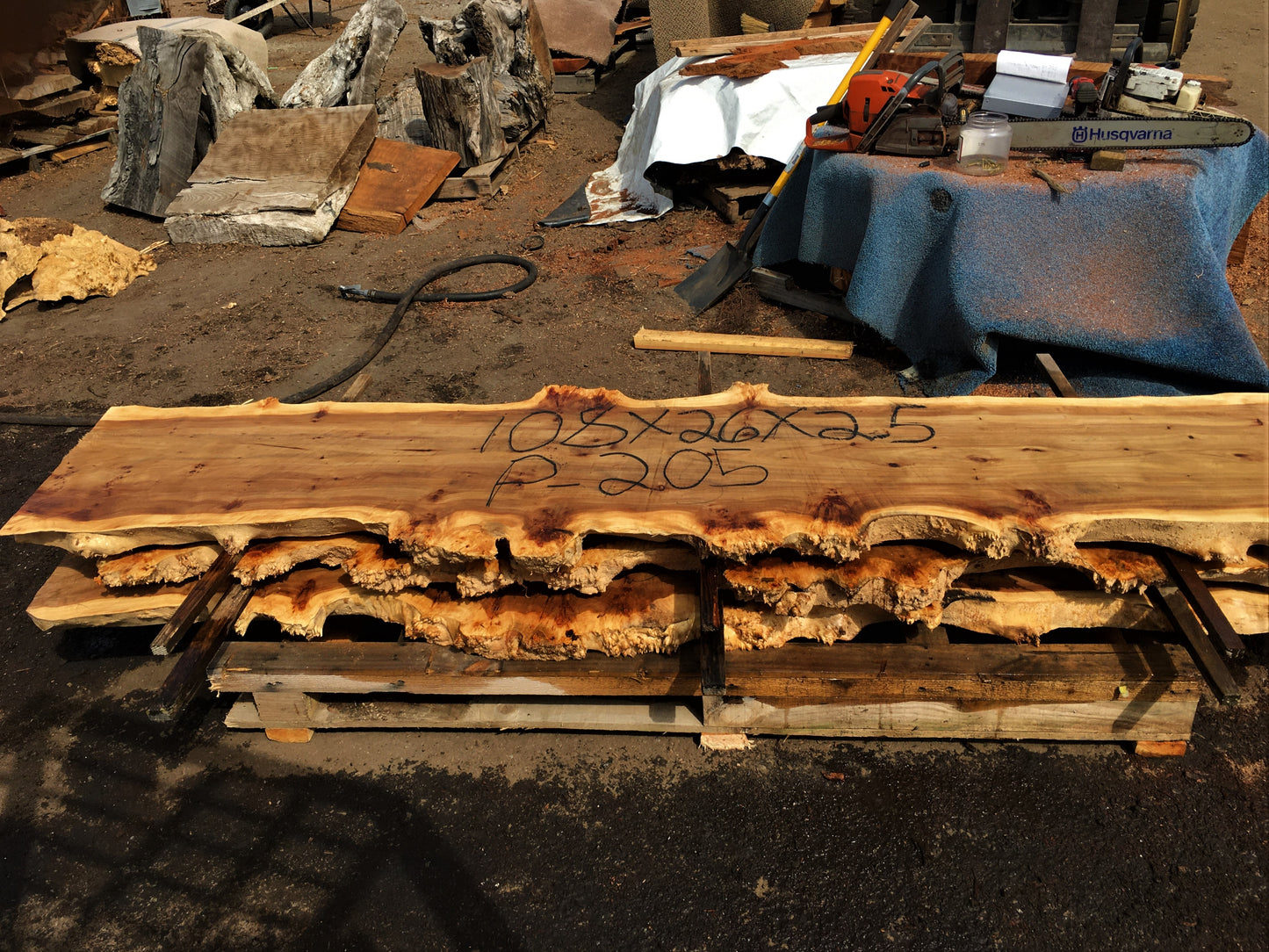 Poplar burl | epoxy river table | live edge slab | DIY crafts | P-205
